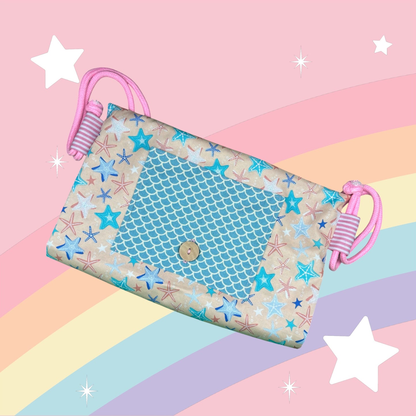 Z3.Handmade Girls Drawstring Bag