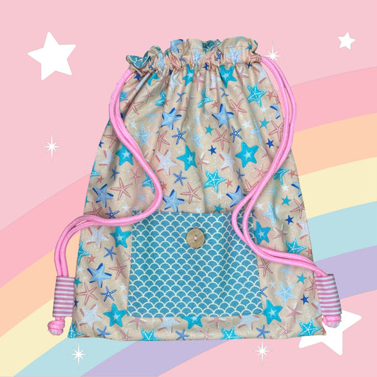 Z3.Handmade Girls Drawstring Bag