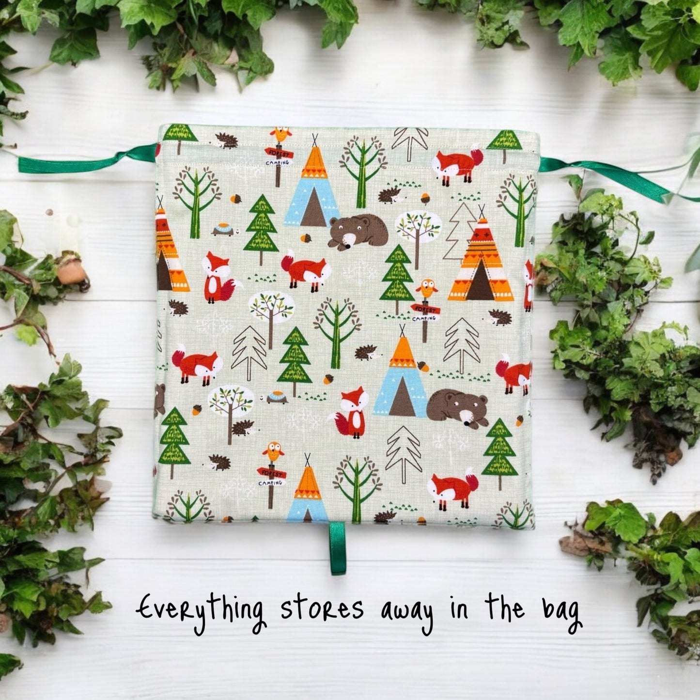 Z1.Miniature Fox Camping Playset